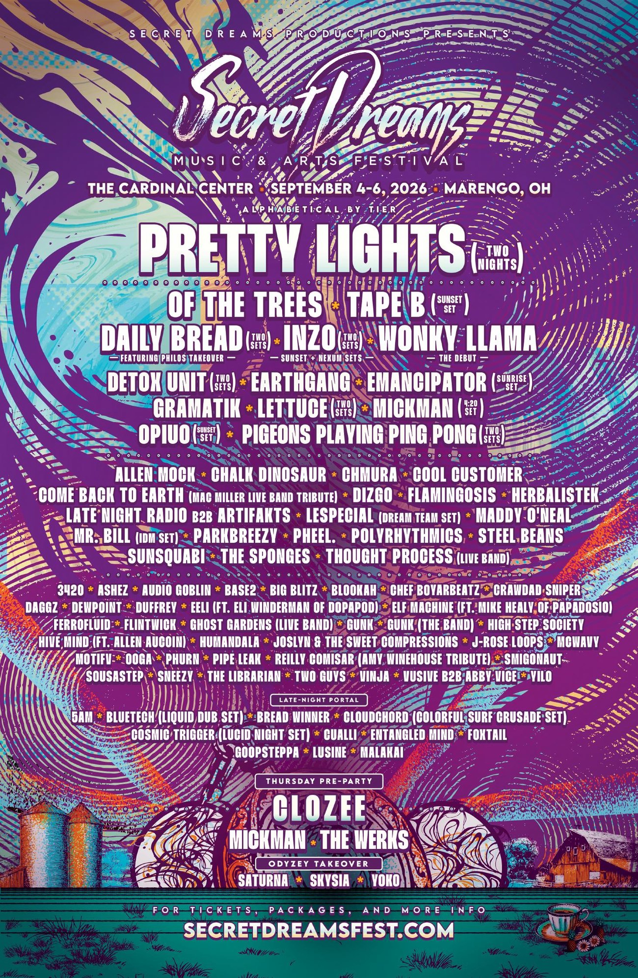Full lineup poster
