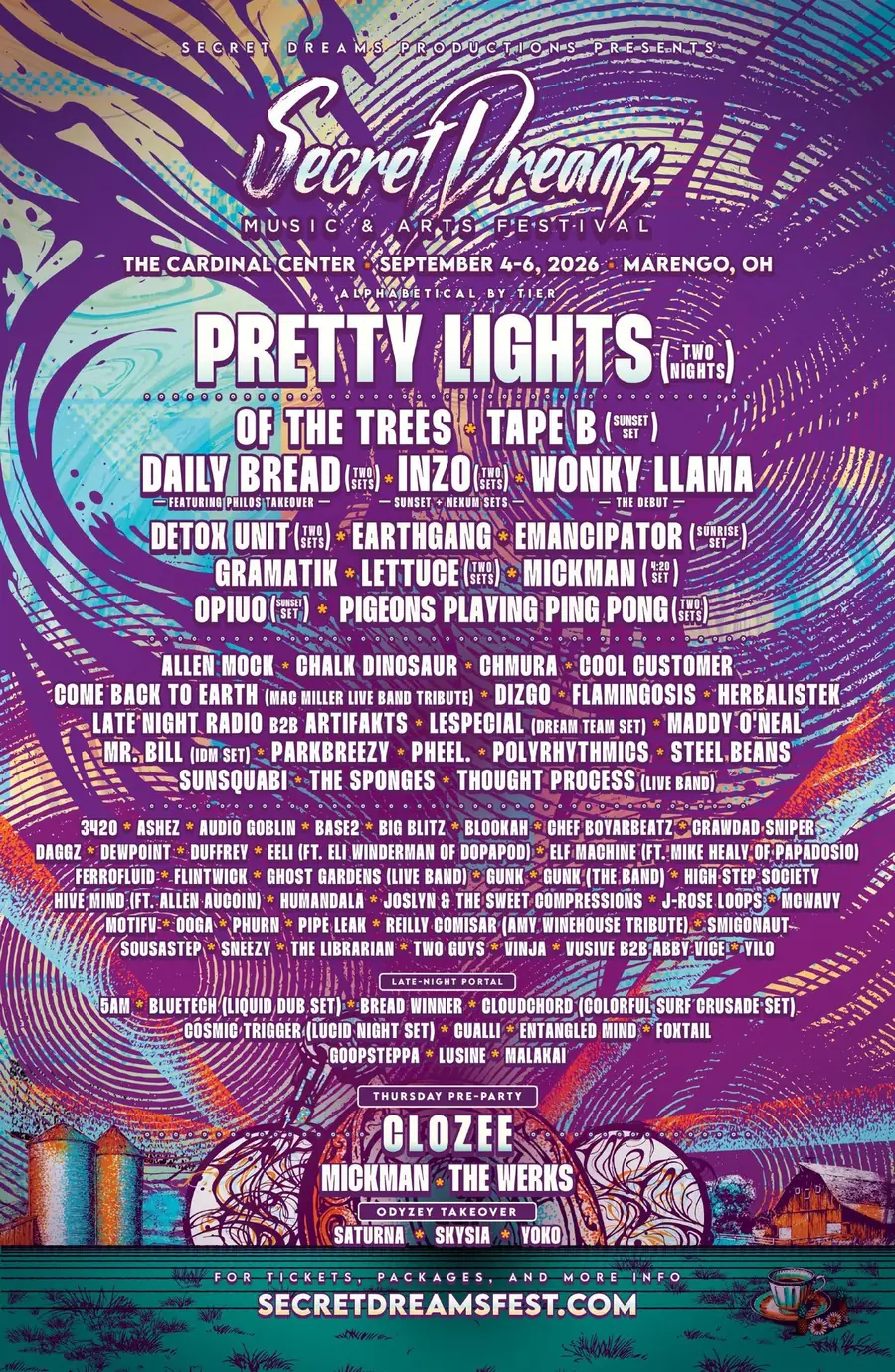 Full lineup poster