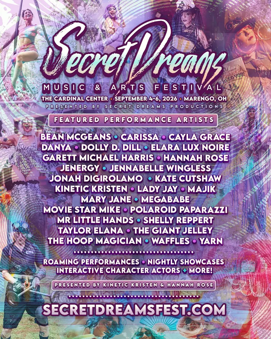 Performance artists lineup