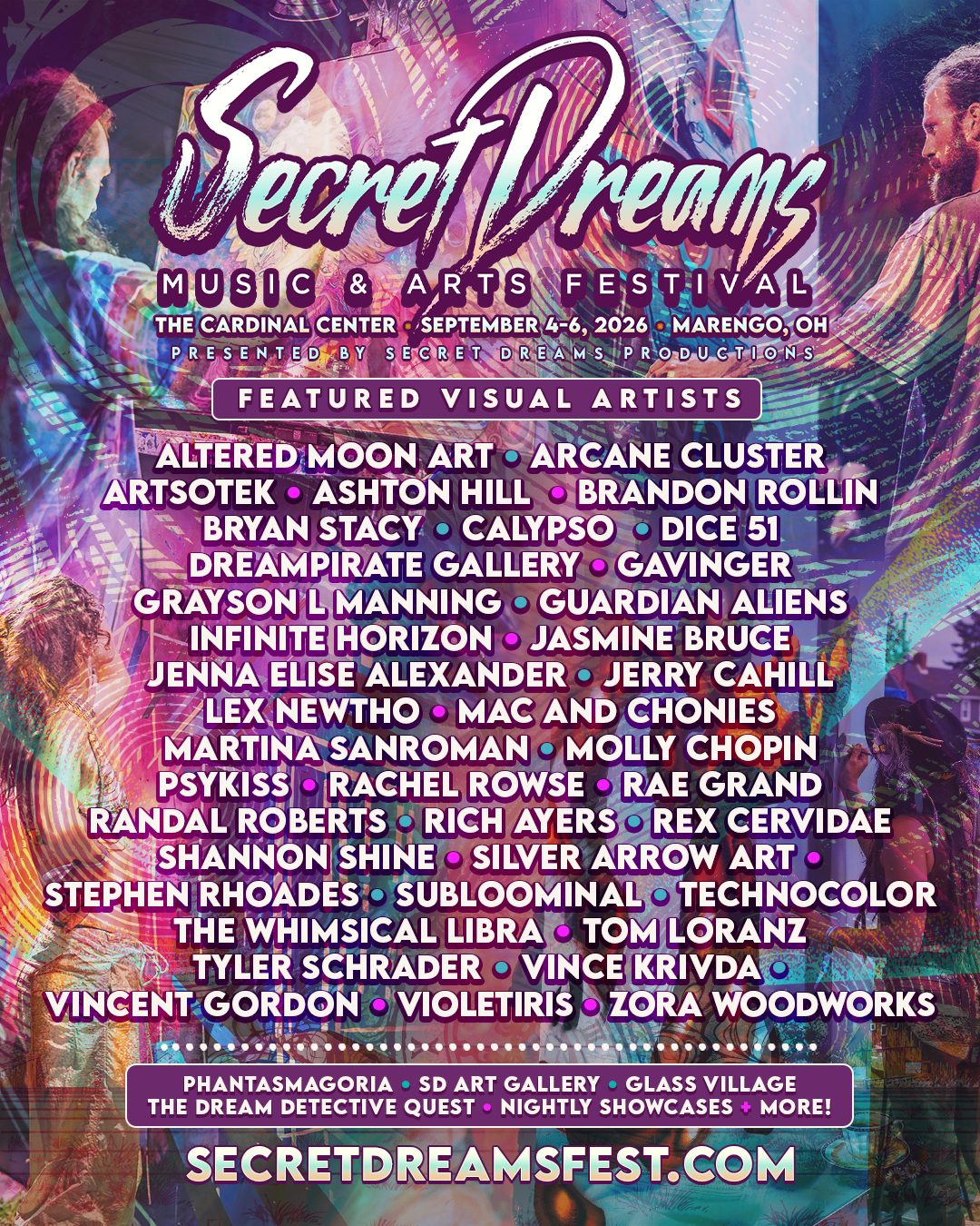 Visual artists lineup